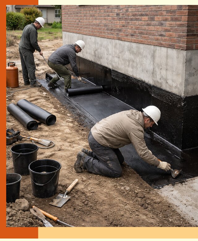 Гидроизоляция фундамента в Георгиевске: надежная защита строений