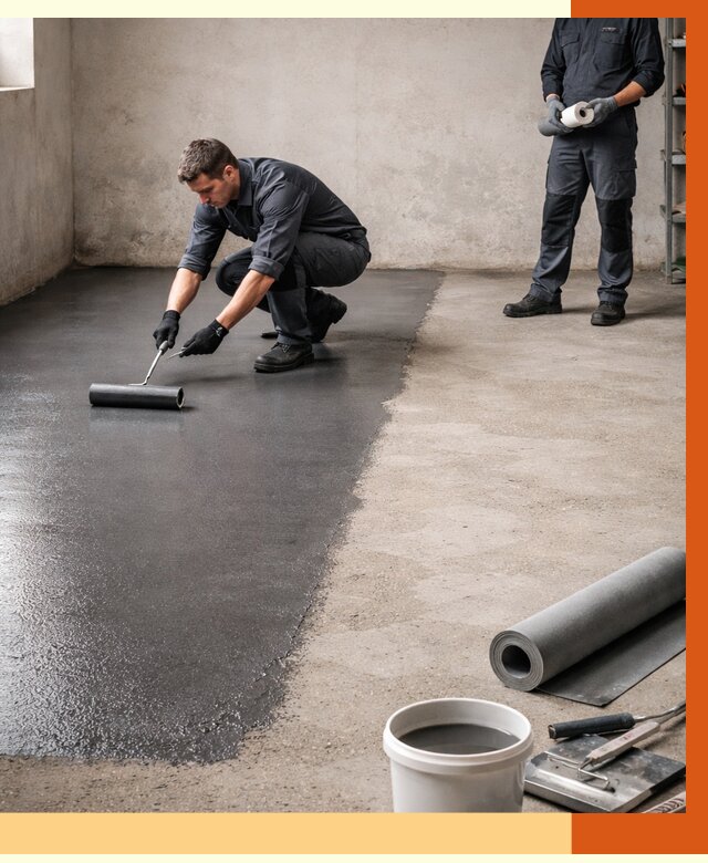 Гидроизоляция гаражного пола в Георгиевске от 3607 руб./м² — ТепломастерГрг профессионально