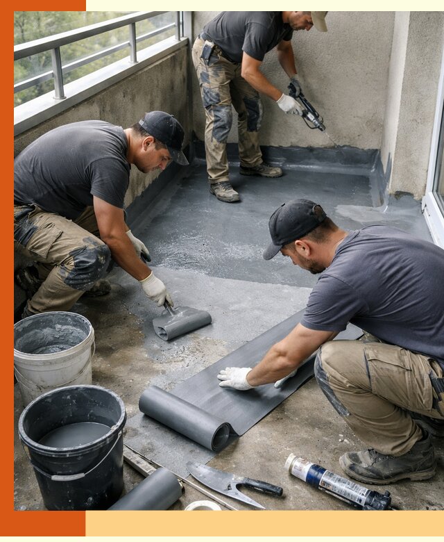 Гидроизоляция балкона в Георгиевске: надежная защита от протечек