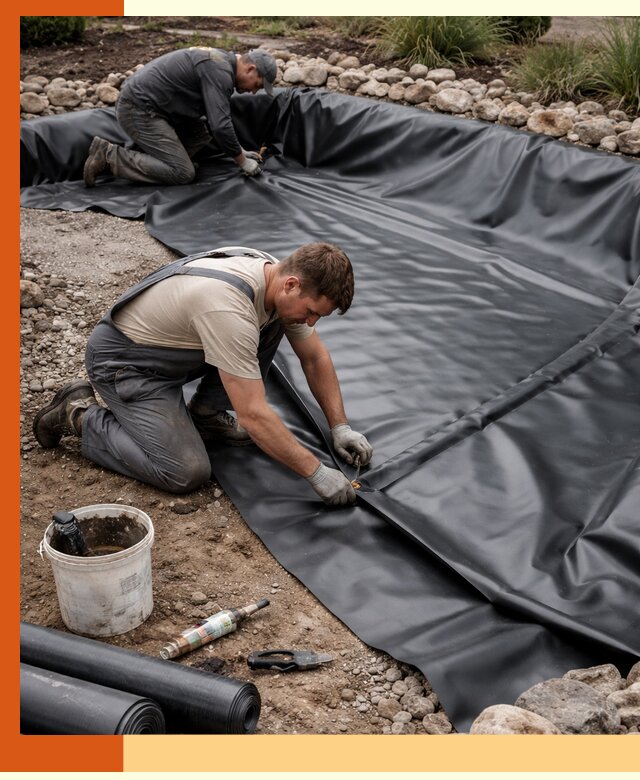 Гидроизоляция пруда в Георгиевске: надежная защита и герметизация