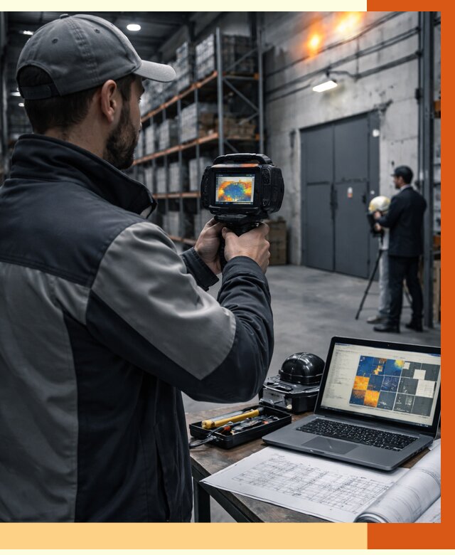 Тепловизионное обследование склада в Георгиевске от 6700 руб. | ТепломастерГрг