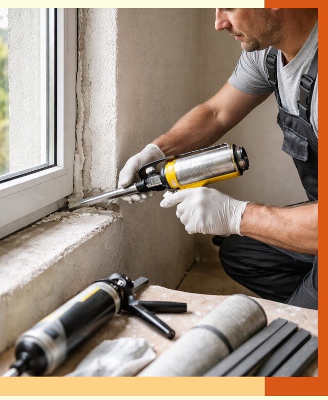 Герметизация стыков и примыканий в Георгиевске от 1237 руб. под ключ | ТепломастерГрг