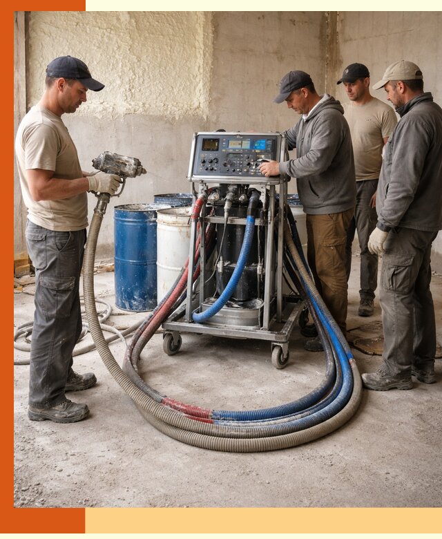 Аренда установки для напыления ППУ в Георгиевске на выгодных условиях